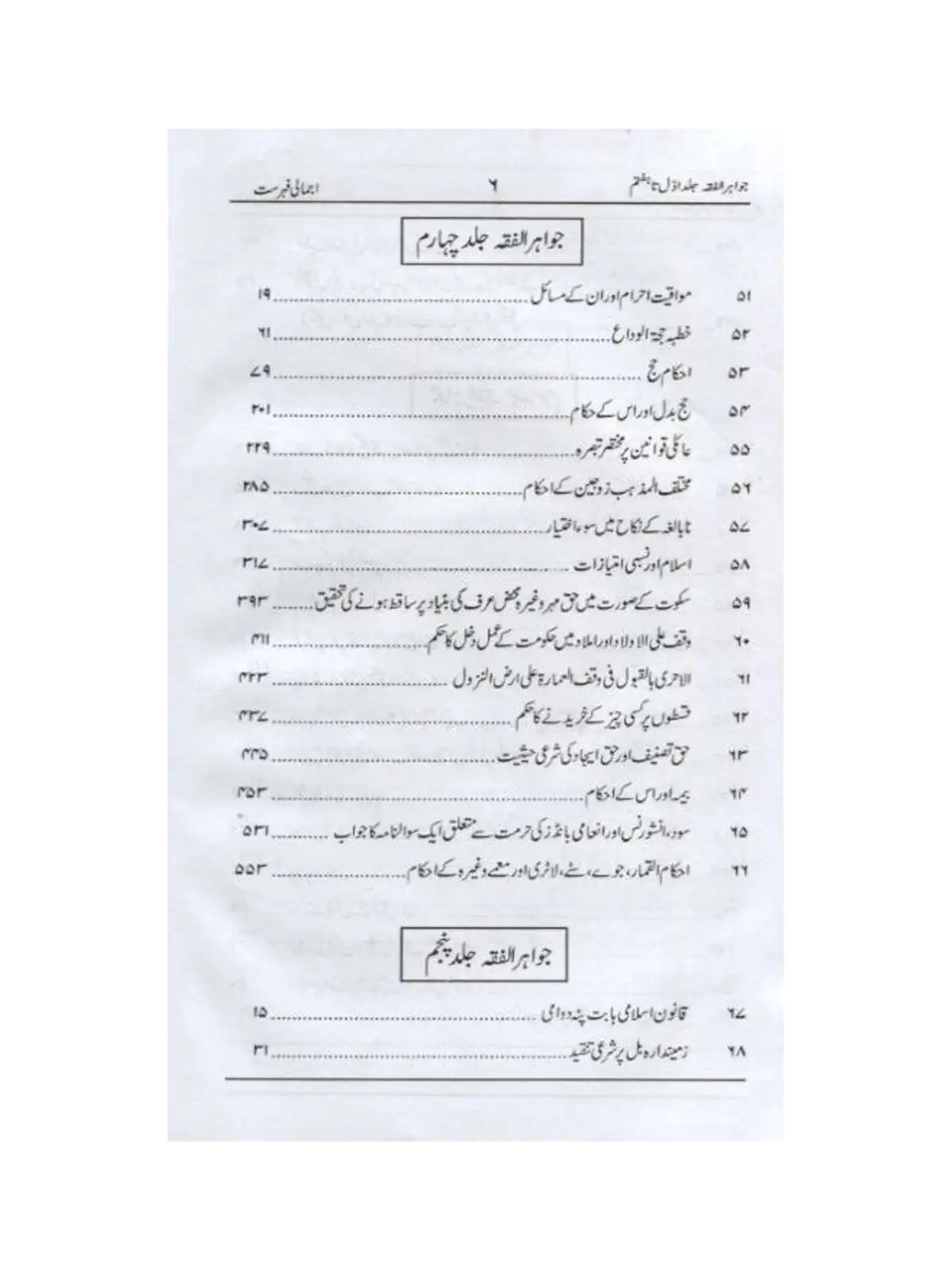 Jawahir al-Fiqh index 4