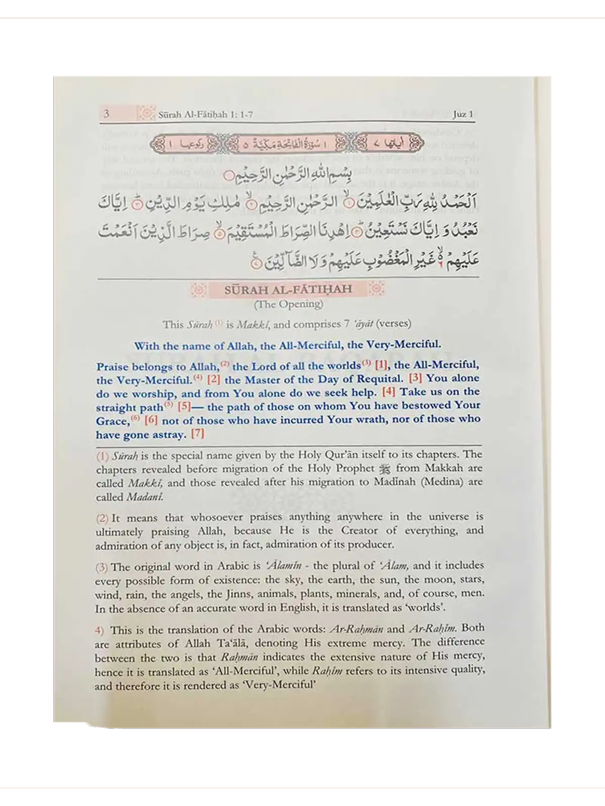 Medium The Meaning of Noble quran surah e Fateha